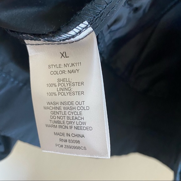 Ci Sono | Navy Anorak Jacket - Picture 3 of 4